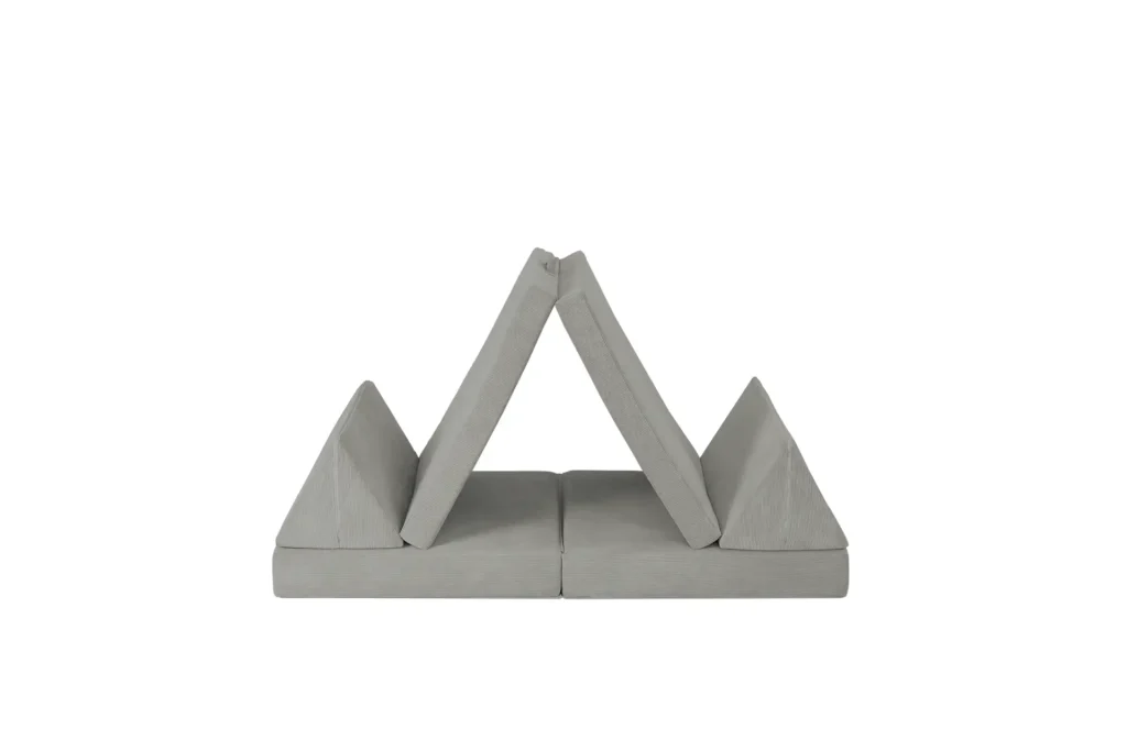 ELVI Spielsofa Cord Volcano Smoke